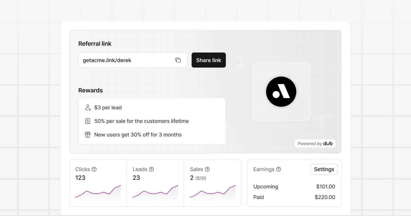 Pearset Embedded Referral Dashboard Demo