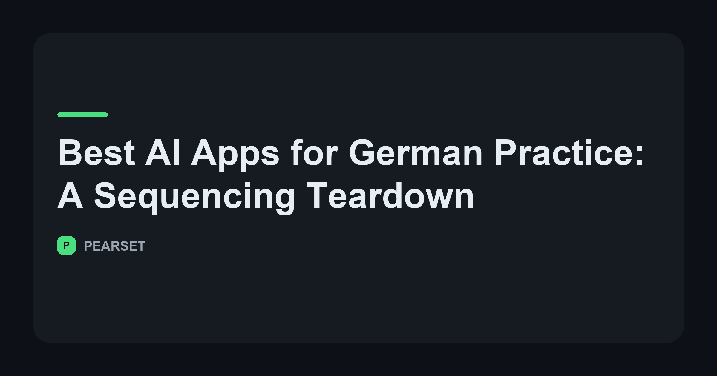 Best AI Apps for German Practice (2026)