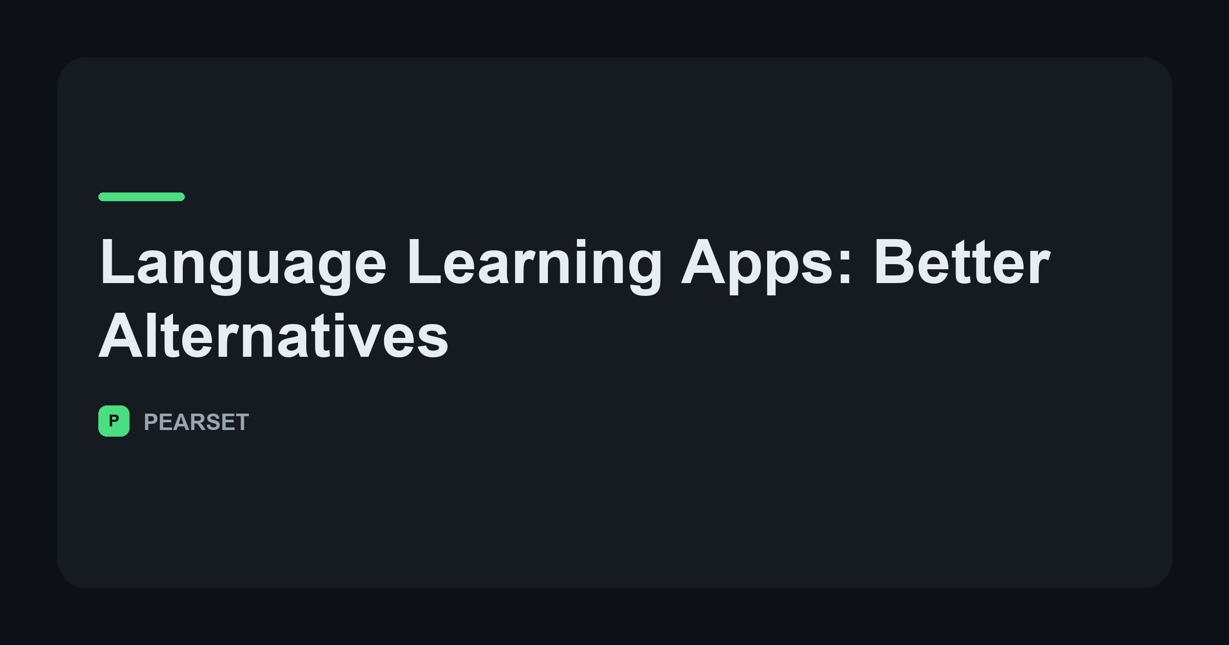 Language Learning Apps: Better Alternatives